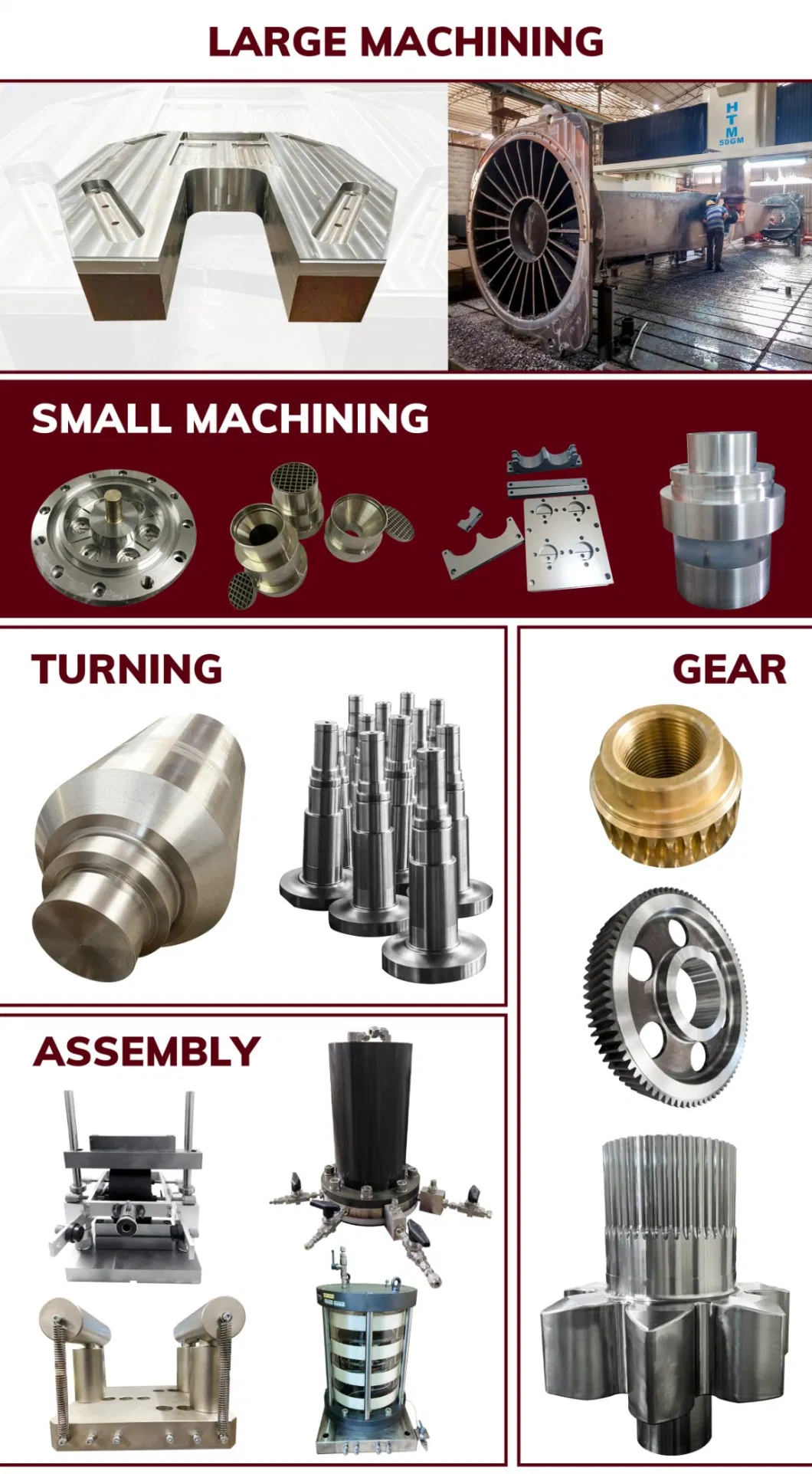 OEM CNC Machining Milling Precision Services Gearwheel Metal Components